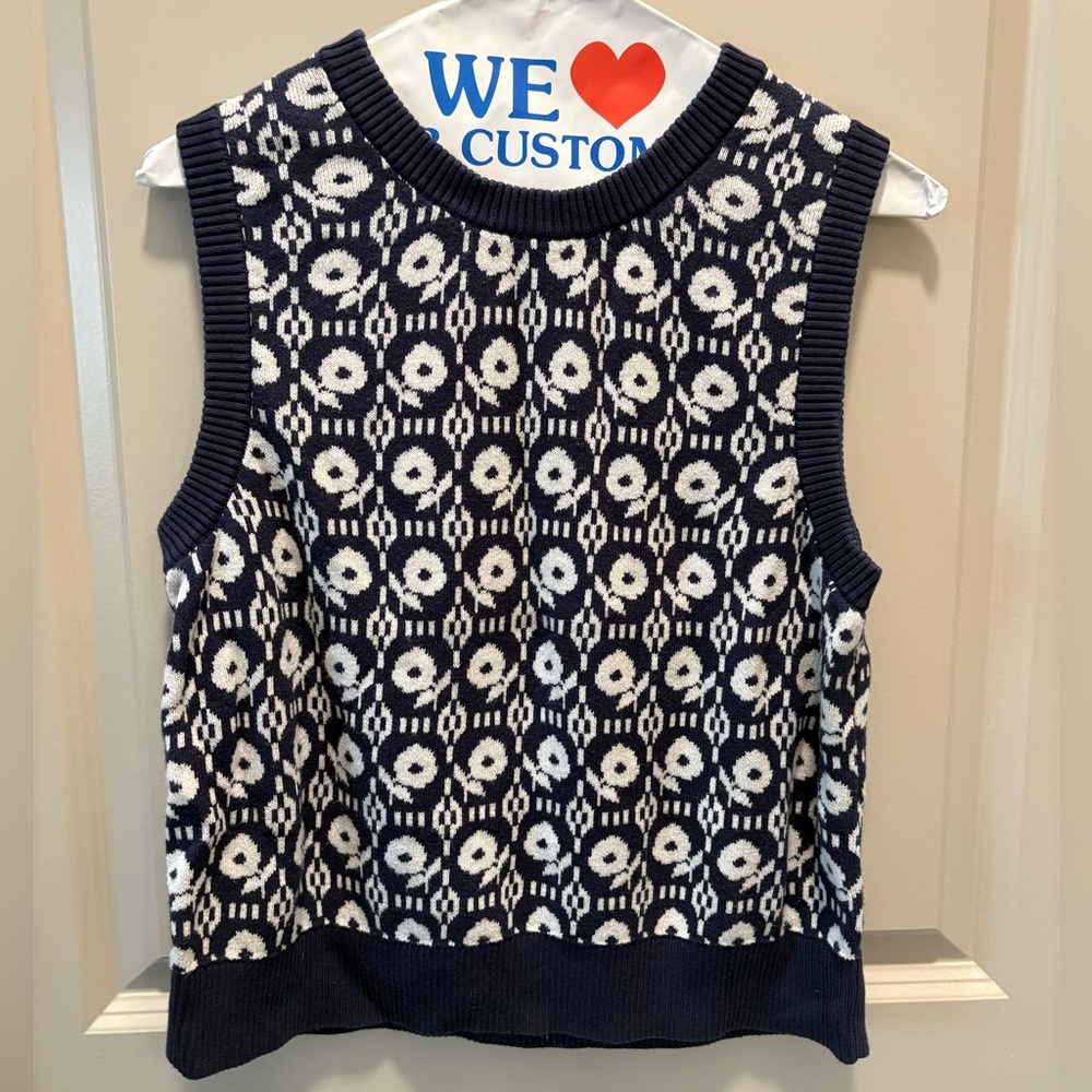 Future Collective Floral Patterned Sweater Vest